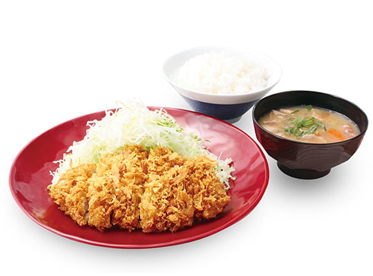 かつや ロースカツ定食 (公式メニュー画像)